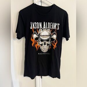 Men’s size small Jason Aldean’s Burn It Down Tee Shirt